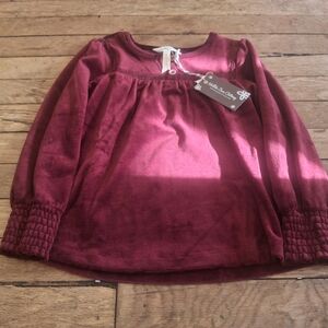 Matilda Jane Deep Red Long Sleeve Top